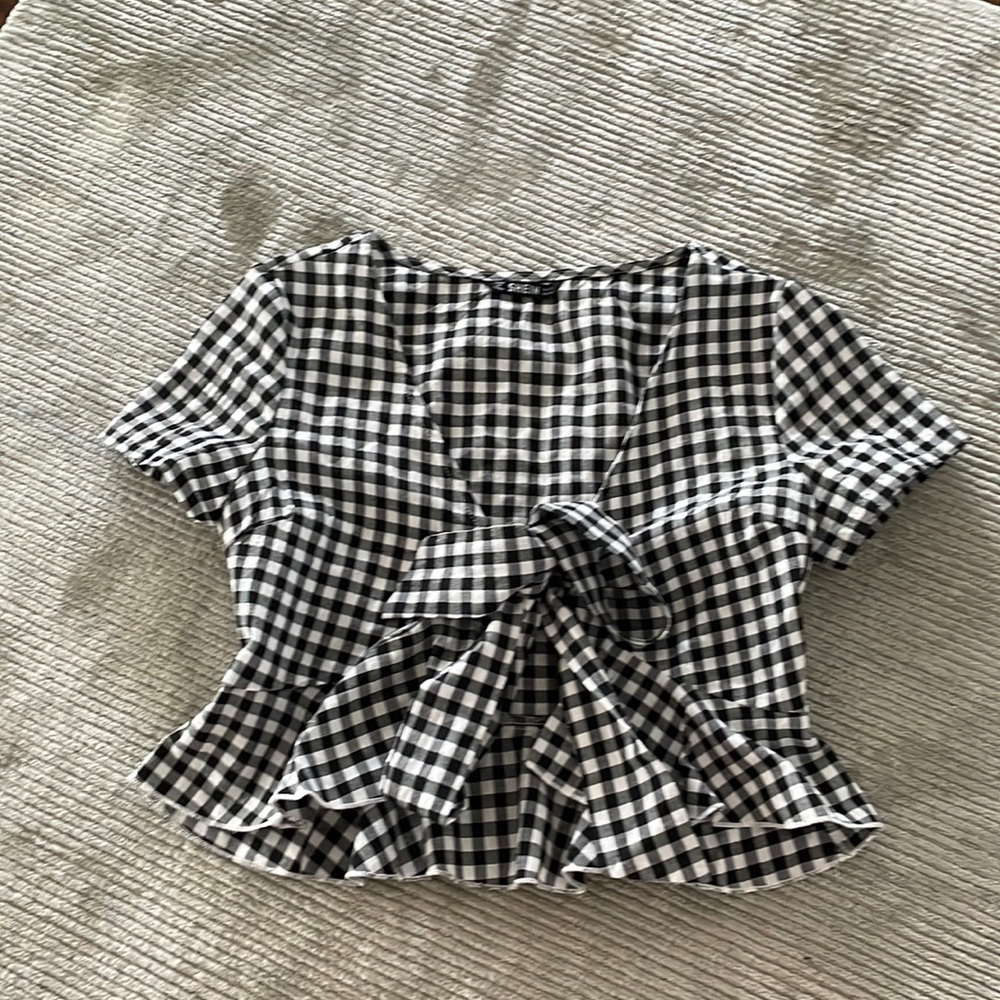 Plaid Top